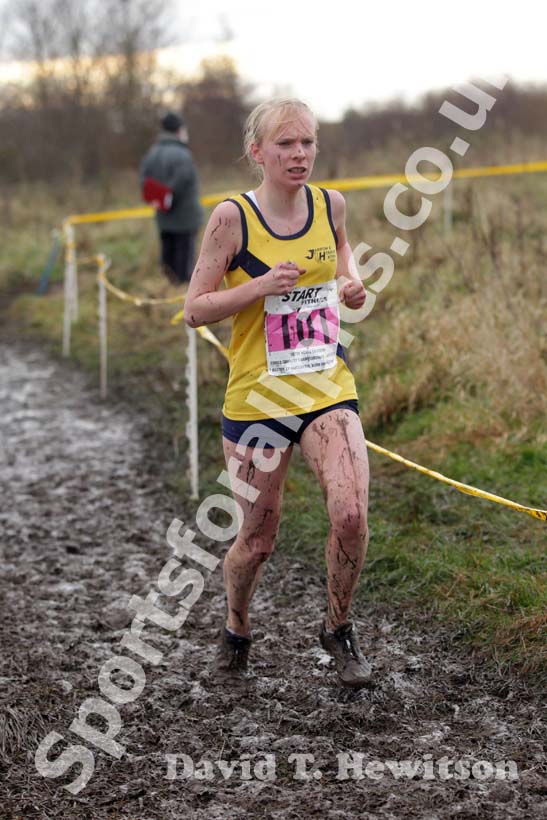 Alex Snook (Jarrow) on here way to 2nd in the 2012 North East Championships, Summerhill Country Park, Hartlepool.